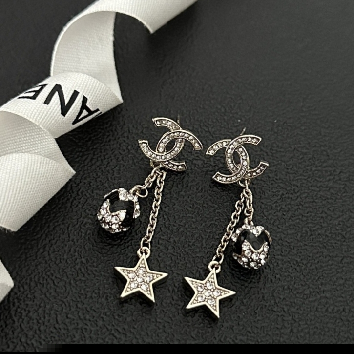 Ch*el earrings